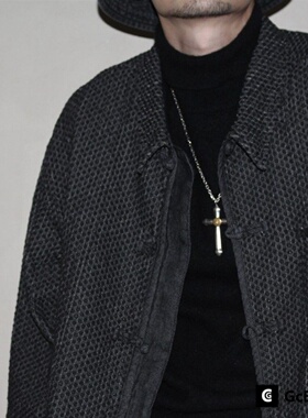 GcBrand Lab AW24 复古主题元素 日系休闲 水洗做旧 盘扣夹克外套