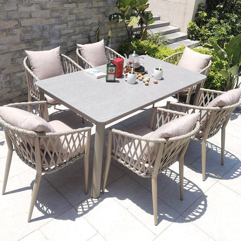 莫家北欧户外藤椅高端室外桌椅庭院花园塑木桌子简约休闲藤编桌椅,住宅家具,桌椅套件,淘宝优惠券,粉丝福利购,淘宝优惠卷