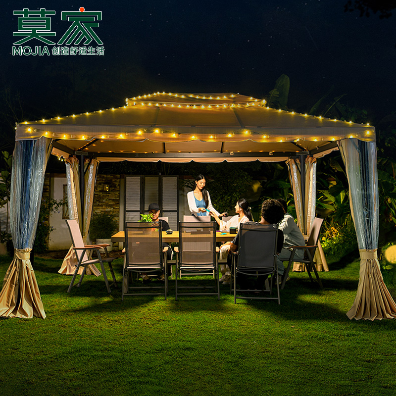 双层骨架 支撑性强，铝材立柱 稳固升级