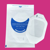 PU膜灭菌柔软伤口防水贴洗澡游泳自粘透明针管敷料固定胶布6 7CM