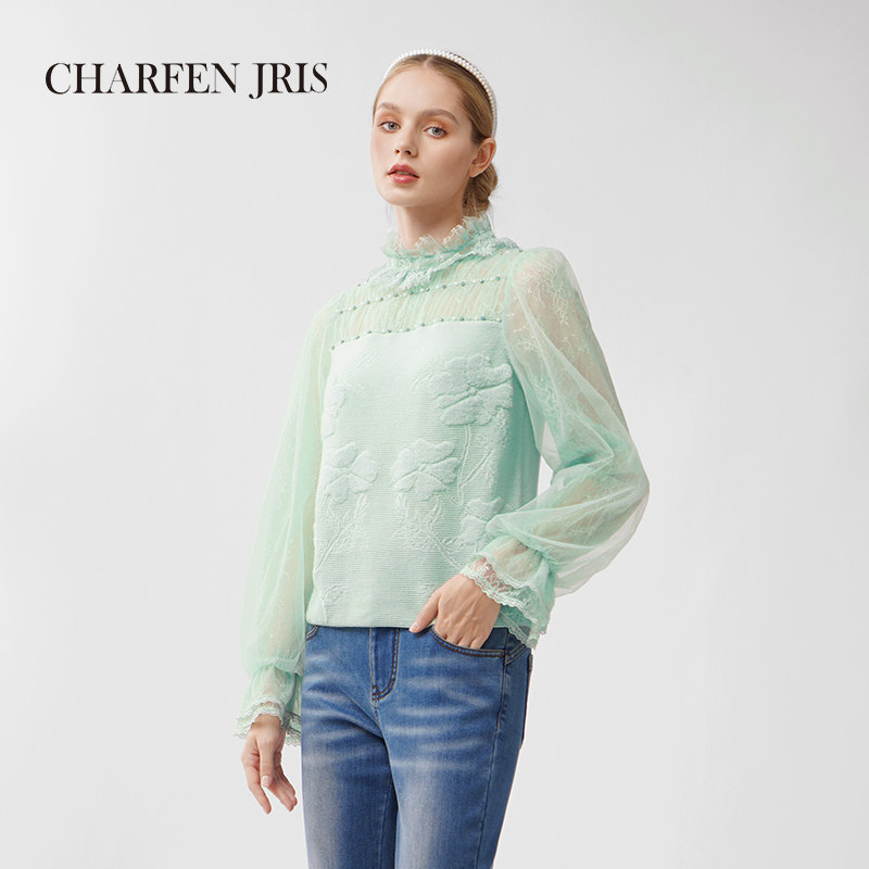 CHARFEN原创设计灰色衬衫