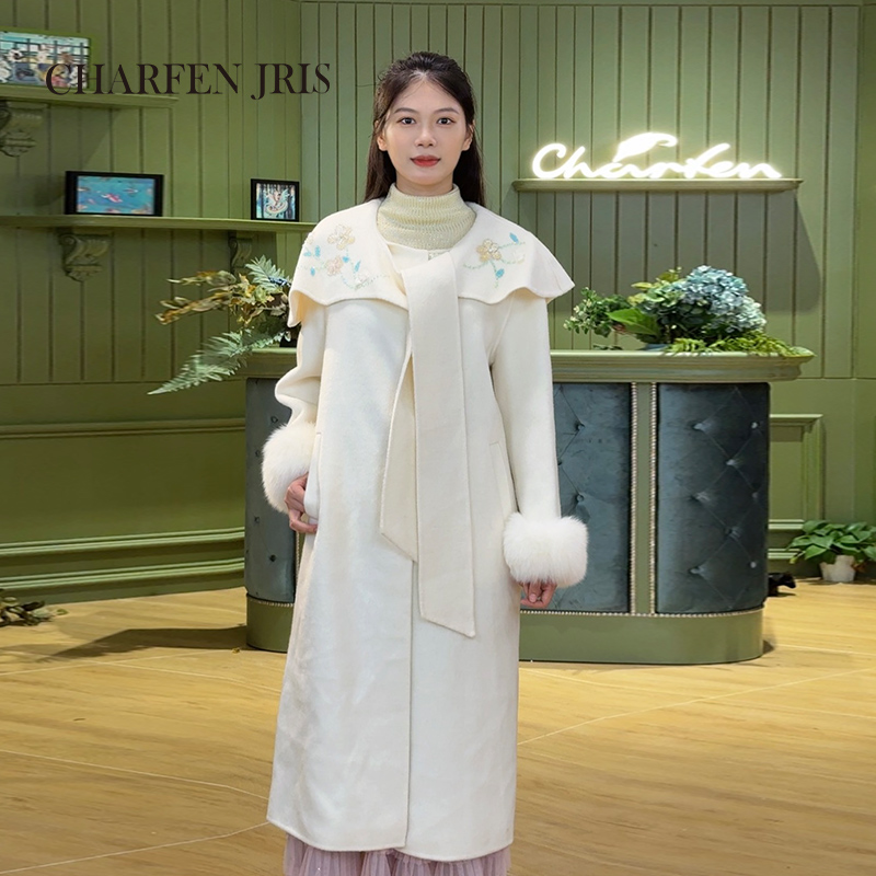 CHARFEN冬季新款时尚毛呢外套