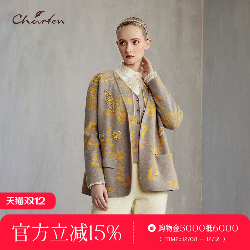 CHARFEN冬季新款毛针织衫