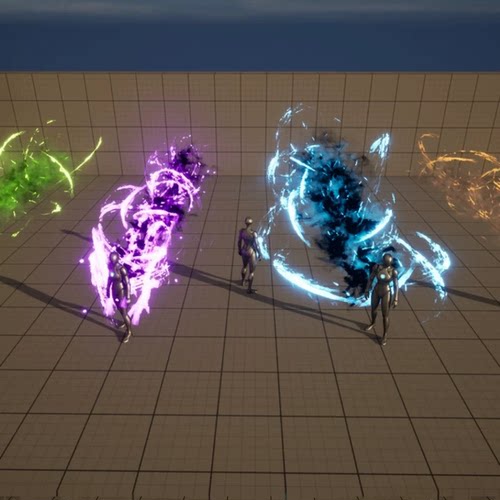 UE5人物瞬间移动闪现拖尾特效Blink and Dash Niagara