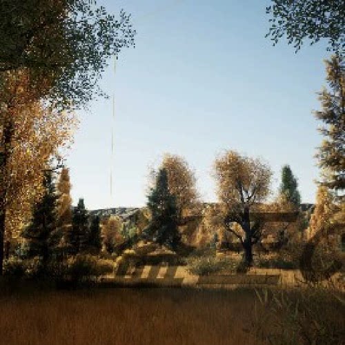 Realistic Autumn Forest Location 2x2 秋季森林 场景 虚幻5 UE5