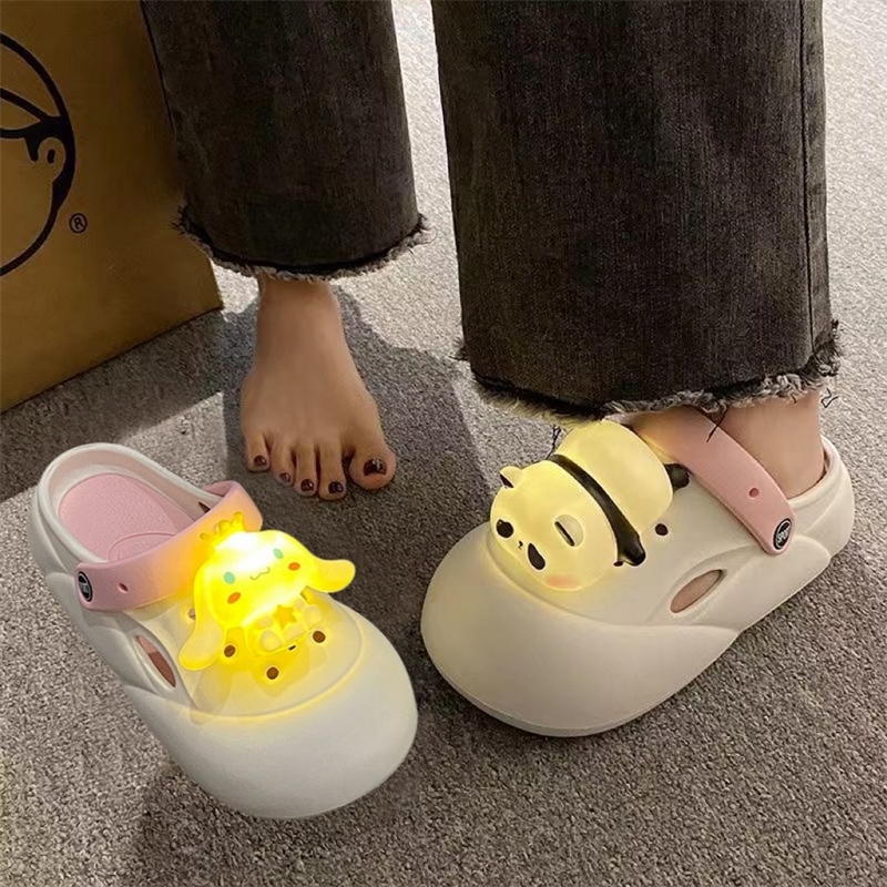 动物小夜灯可爱熊猫DIY鞋子装饰鞋扣新款洞洞鞋配饰鞋花配件卡扣