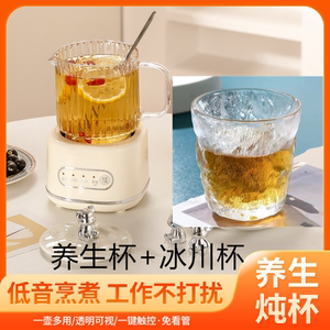 养生壶多功能家用煮茶花茶玻璃茶壶办公室迷你小型一人养生杯女士