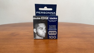 进口personna男士手动老式安全双面剃须刀刀片双刃刮胡刀片