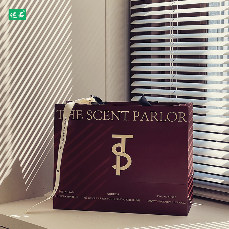 深巧色袋子服装店纸袋定制高档礼品袋订做创意logo原创设计手提袋