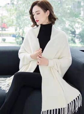春秋冬季中长款优雅风女性有袖子