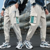 Демисезонные трендовые универсальные штаны, повседневные брюки для школьников, в корейском стиле, подходит для подростков