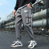 Демисезонные трендовые универсальные штаны, повседневные брюки для школьников, в корейском стиле, подходит для подростков