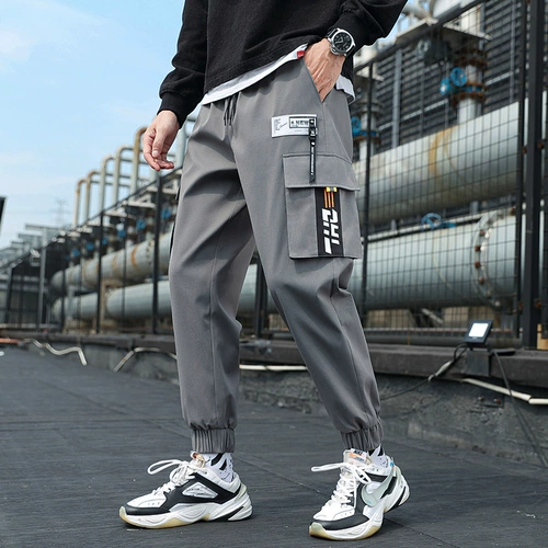 Демисезонные трендовые универсальные штаны, повседневные брюки для школьников, в корейском стиле, подходит для подростков