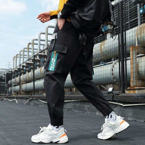 Демисезонные трендовые универсальные штаны, повседневные брюки для школьников, в корейском стиле, подходит для подростков