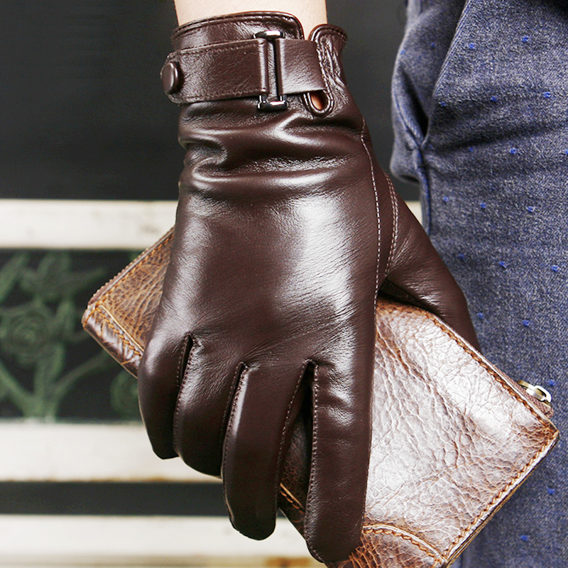 Gants pour homme GOODEMMA     en peau de mouton - Ref 2781531 Image 1