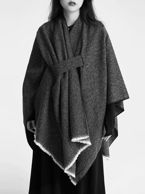Garbastes暗黑无性别斗篷式坎肩