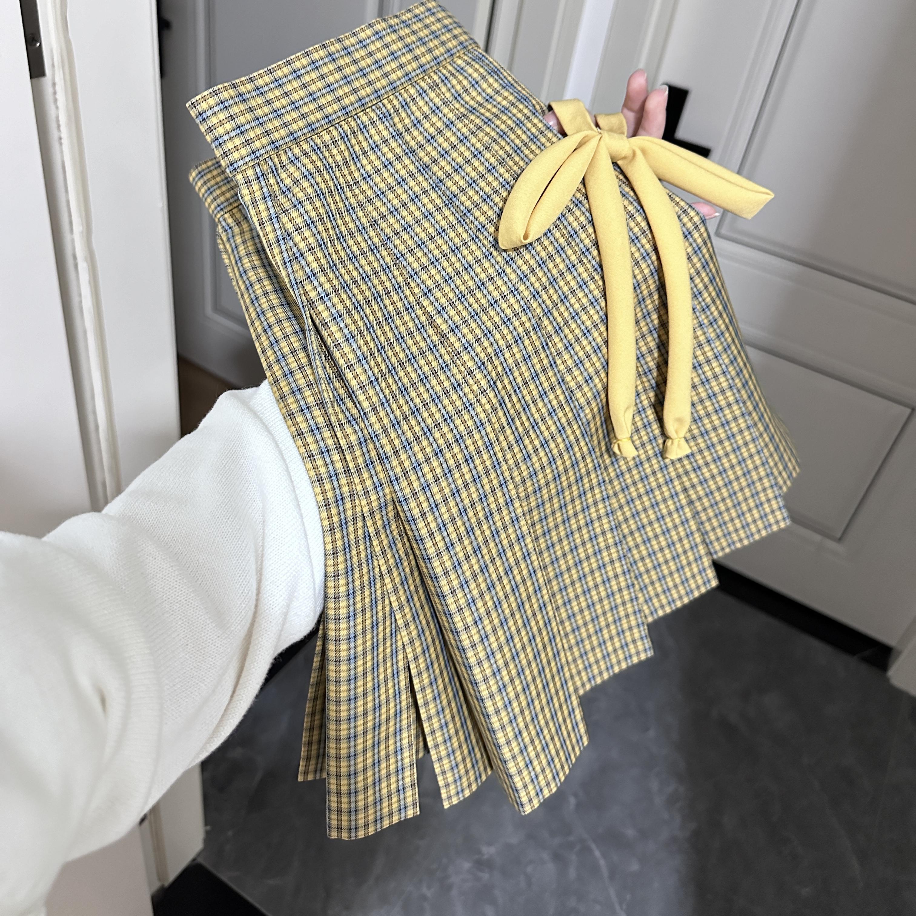 【小稚】学院风女百褶裙短裙