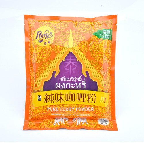 庞师牌纯味咖喱粉600袋装泰式