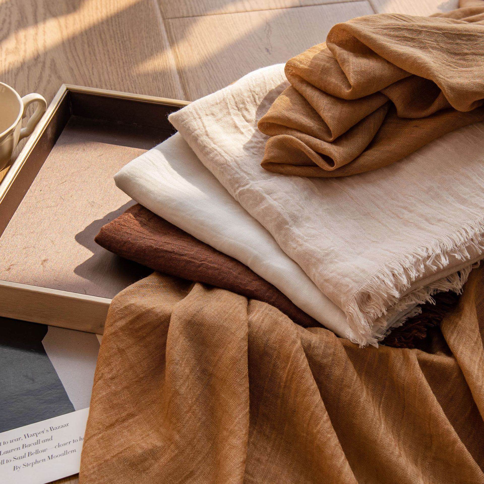 棉麻亚麻围巾女冬季长款韩版百搭秋冬薄披肩纱巾两用旅游红色丝巾,服饰配件/皮带/帽子/围巾,围巾/丝巾/披肩,淘宝优惠券,粉丝福利购,淘宝优惠卷