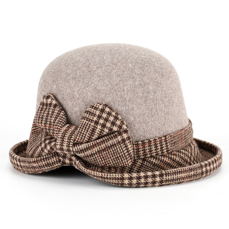 中老年人帽子女士秋冬季妈妈礼帽加厚奶奶盆帽老人春秋休闲渔夫帽