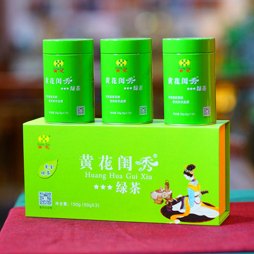 闺秀3星 2025新茶春茶 黄花闺秀绿茶紫金茶 礼盒装罐装清香型