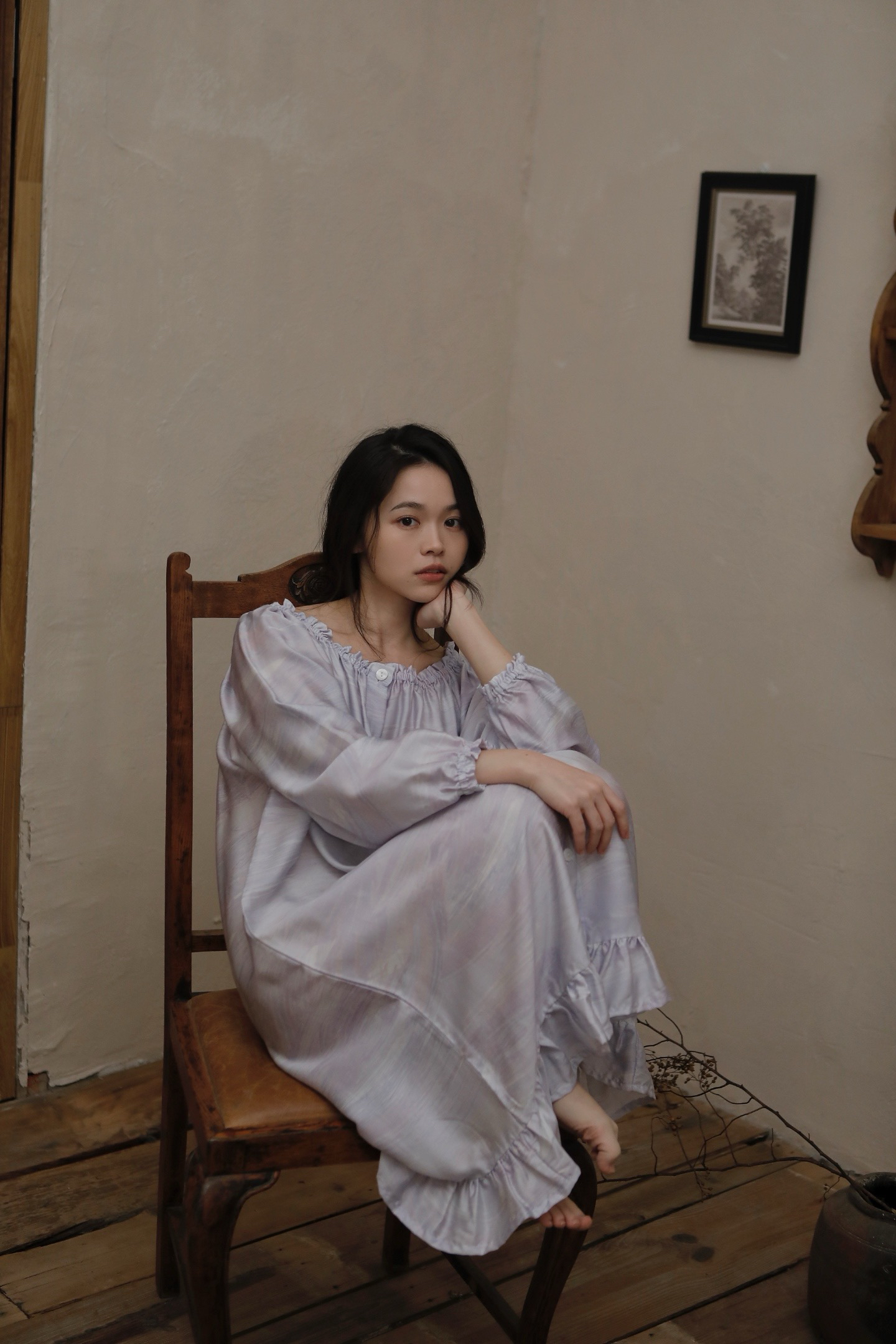 2025MAHA原创高级睡衣女春秋长袖高级感莱塞尔夏天家居服套装