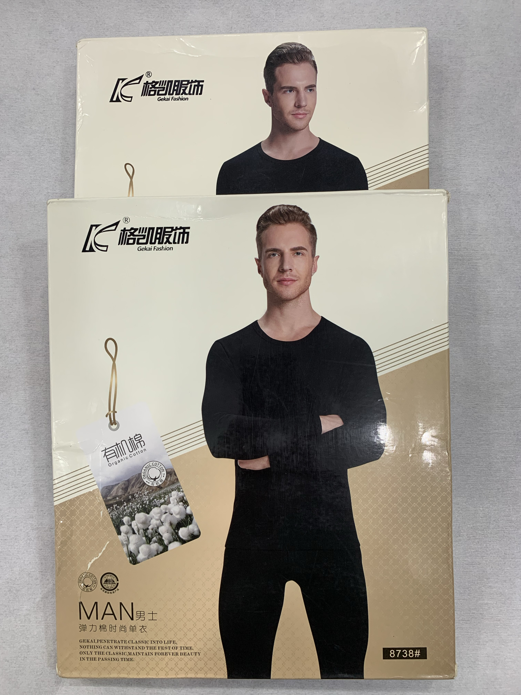 格凯服饰男士弹力棉竹纤维单裤