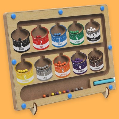 蒙氏六合一聪明板婴儿童启蒙早教具1-2岁3拼图积木宝宝益智力玩具