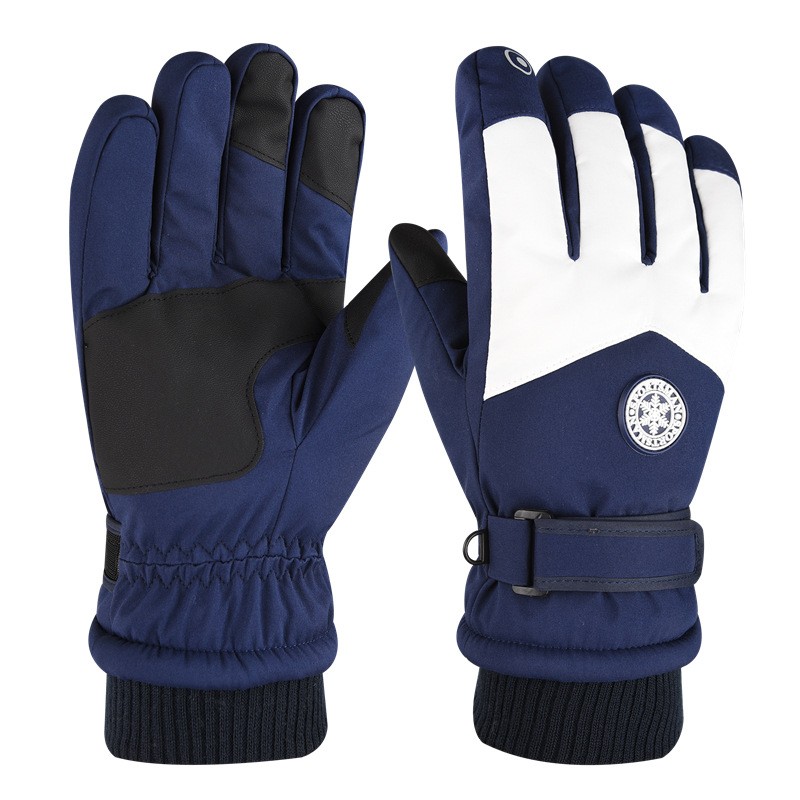 骑行男女滑雪保暖户外爬山防水防风防滑运动加绒触屏手套情侣CC47