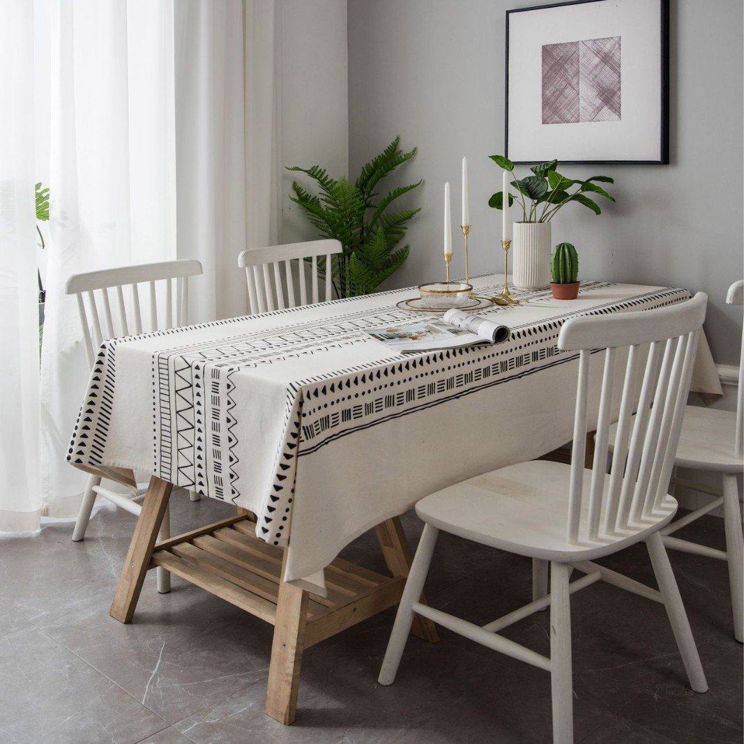 桌布黄色花朵印花餐桌布田园布艺棉布黄色长方形DD99