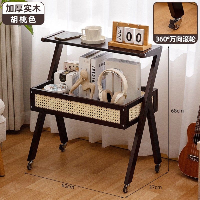 家用客厅可移动小推车沙发移动边几小茶几角几简约带轮茶几实EC12,住宅家具,移动边几/推车,淘宝优惠券,粉丝福利购,淘宝优惠卷