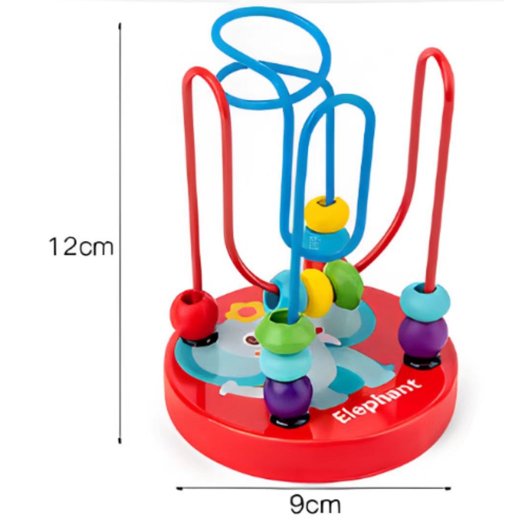 男孩女孩婴儿童小绕珠1-2-3岁半宝宝早教积木 多功能益智串珠AC89
