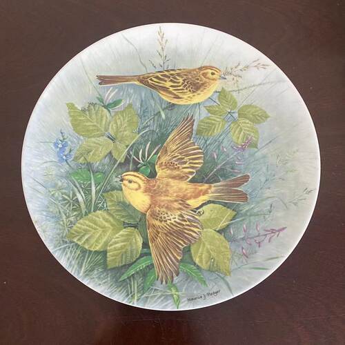 Royal Doulton 皇家道尔顿 1988年英国鸟类限量收藏盘 挂盘摆件碟