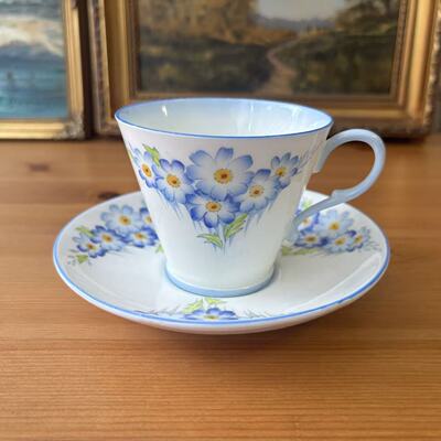 Paragon 帕拉贡 30年代英国古董收藏手绘花卉下午茶杯 咖啡杯摆件