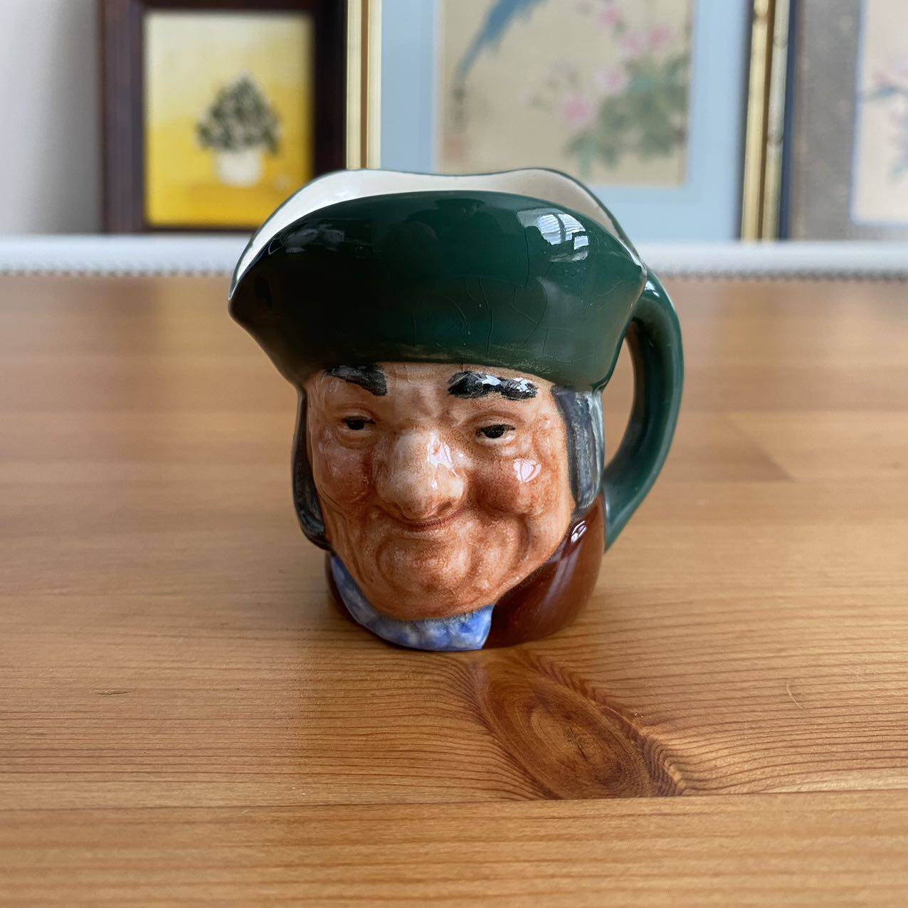 Royal Doulton 皇家道尔顿 手绘古董人物头像迷你瓷杯 装饰老爷杯