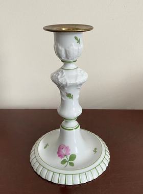 Augarten Vienna 奥格腾维也纳 Wien 奥地利孤品宫廷手绘烛台摆件