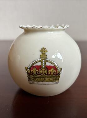 W.H.GOSS 高斯 1887年 维多利亚女王 50周年加冕纪念徽章古董瓷器