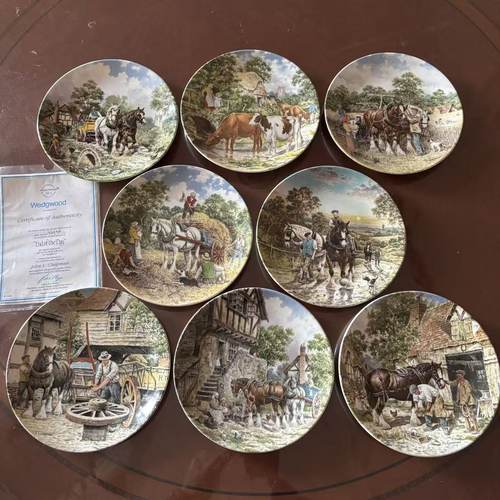 Royal Doulton 皇家道尔顿 80年代农场生活系列整套限量收藏赏盘
