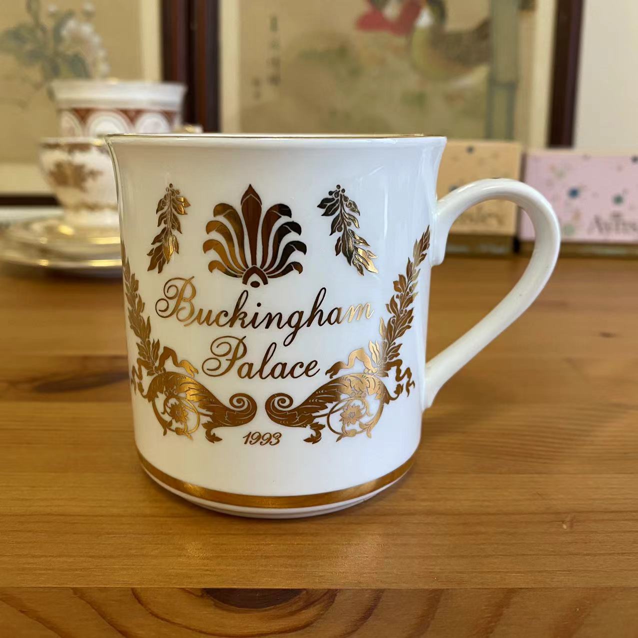 Buckingham Palace 1993年度英国白金汉宫纪念收藏马克杯全新瓷杯
