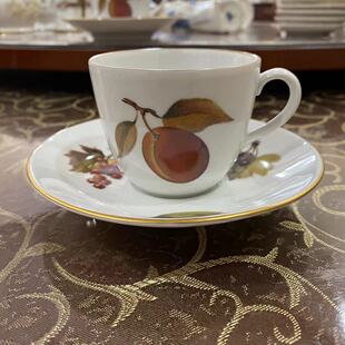 皇家伍斯特 Evesham 水果1961年茶杯骨瓷咖啡杯 Worcester Royal