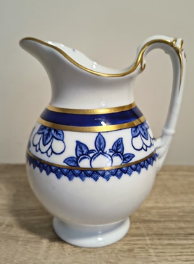 Copeland 科普兰 英国古董收藏瓷器 1851-1885描金青花奶壶 摆件