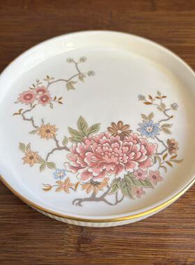 Royal Doulton 皇家道尔顿 1977年 canton 广东描金收藏瓷盘 圆碟