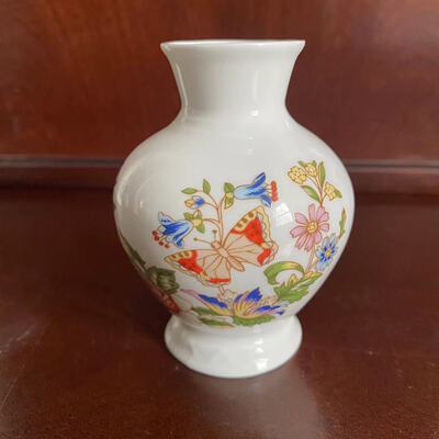 AYNSLEY 安兹丽 英国骨瓷花瓶 COTTAGE GARDEN 乡村花园装饰瓷瓶