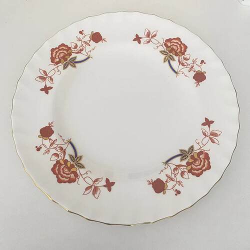 Royal Crown Derby 皇家皇冠德比 Bail 红牡丹甜品碟 伊万里大盘