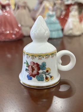COALPORT 科尔波特 英国骨瓷中古摆件 Ming Rose 明玫瑰瓷酒瓶盖