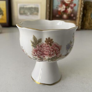 Royal Doulton 皇家道尔顿 Canton 1977年收藏烛台 孤品瓷瓶摆件