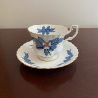 Royal Albert 皇家阿尔伯特 NOVA SCOTIA加拿大纪念午茶杯 咖啡杯