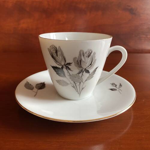 德国 Seltmann Weiden 巴伐利亚瓷器下午茶杯杯碟 中古收藏咖啡杯