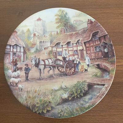 Royal Worcester 皇家伍斯特 英国乡村收藏盘 圣诞礼品装饰碟赏盘