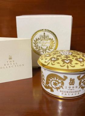 英国 Buckingham Palace 1999年限量首饰盒 白金汉宫瓷盒纪念瓷罐